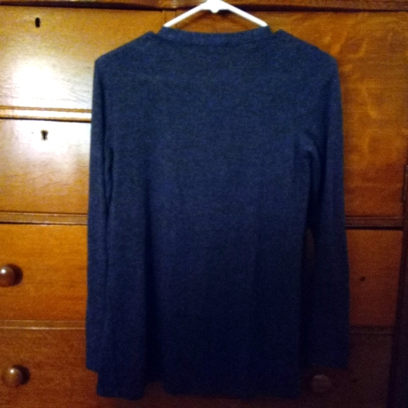 WALLFLOWER - Navy Blue Long Sleeve Cardigan - Picture 3 of 8